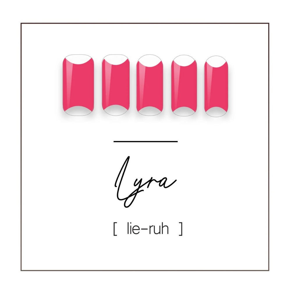 ✨NWT✨ SMB Lyra Pink Gel Nail Wraps